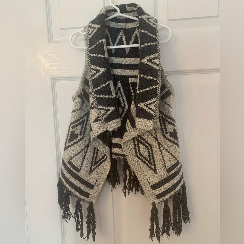 Girls Fringe Sweater Vest size 4T+